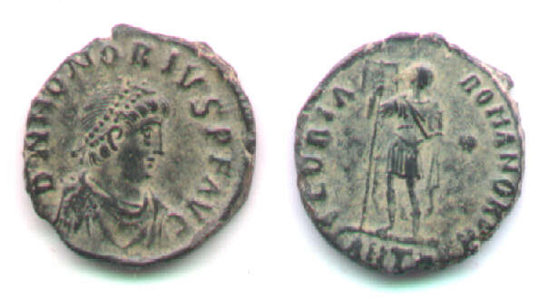 official Honorius AE2 /GLORIA ROMANORVM