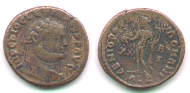 Diocletain cast follis