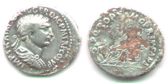 Trajan, silver-plated